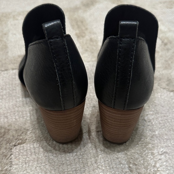 Lucky Brand Black Peep-Toe Mules - Picture 2 of 5